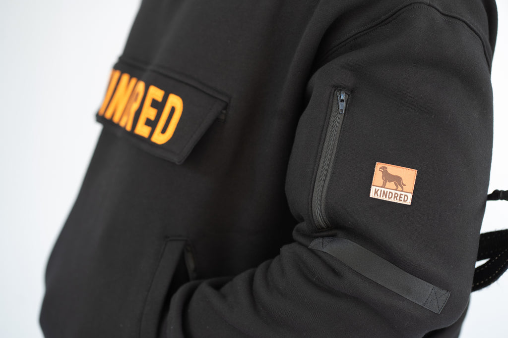 Handler Hoodies - Black & Orange